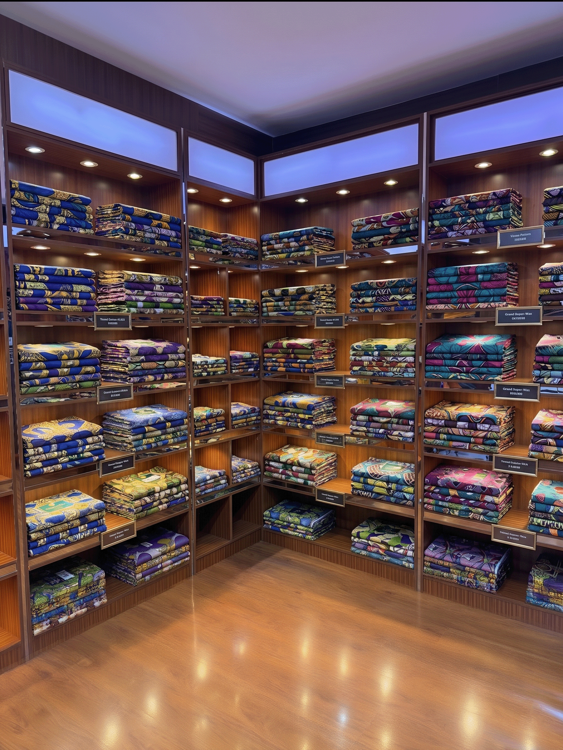 Authentic Vlisco Wax Hollandais & Super-Wax Premium Fabric Dubai Wholesale