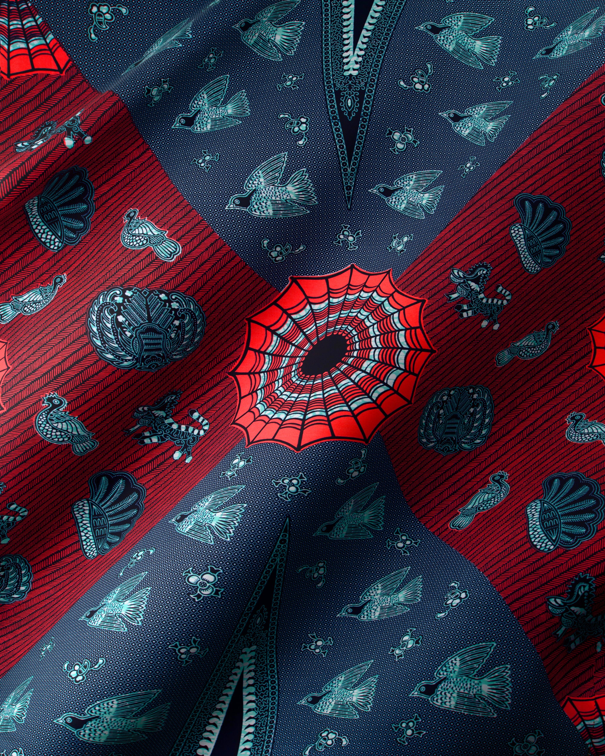 Authentic Vlisco Wax Hollandais & Super-Wax Premium Fabric Dubai Wholesale