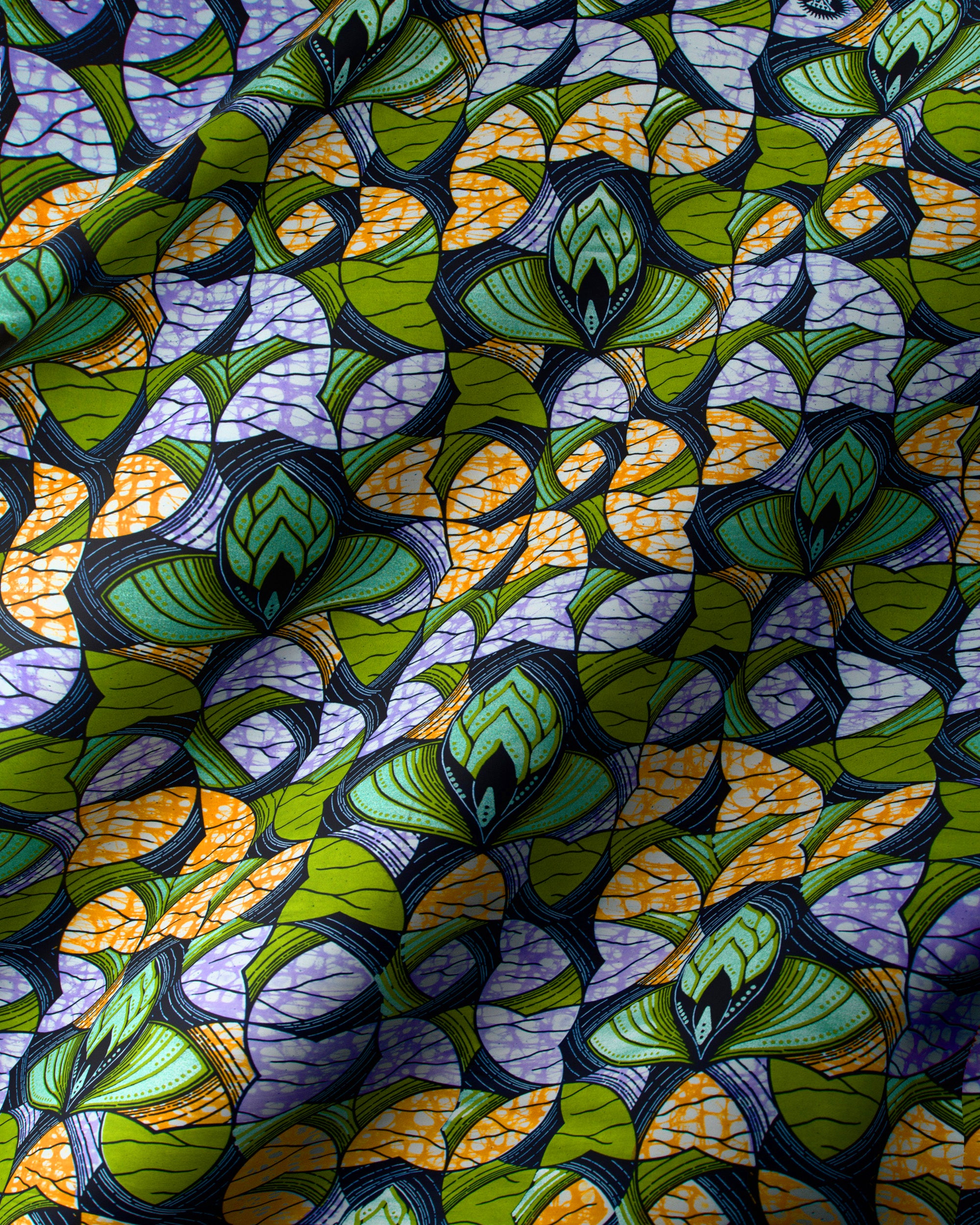 Authentic Vlisco Wax Hollandais & Super-Wax Premium Fabric Dubai Wholesale