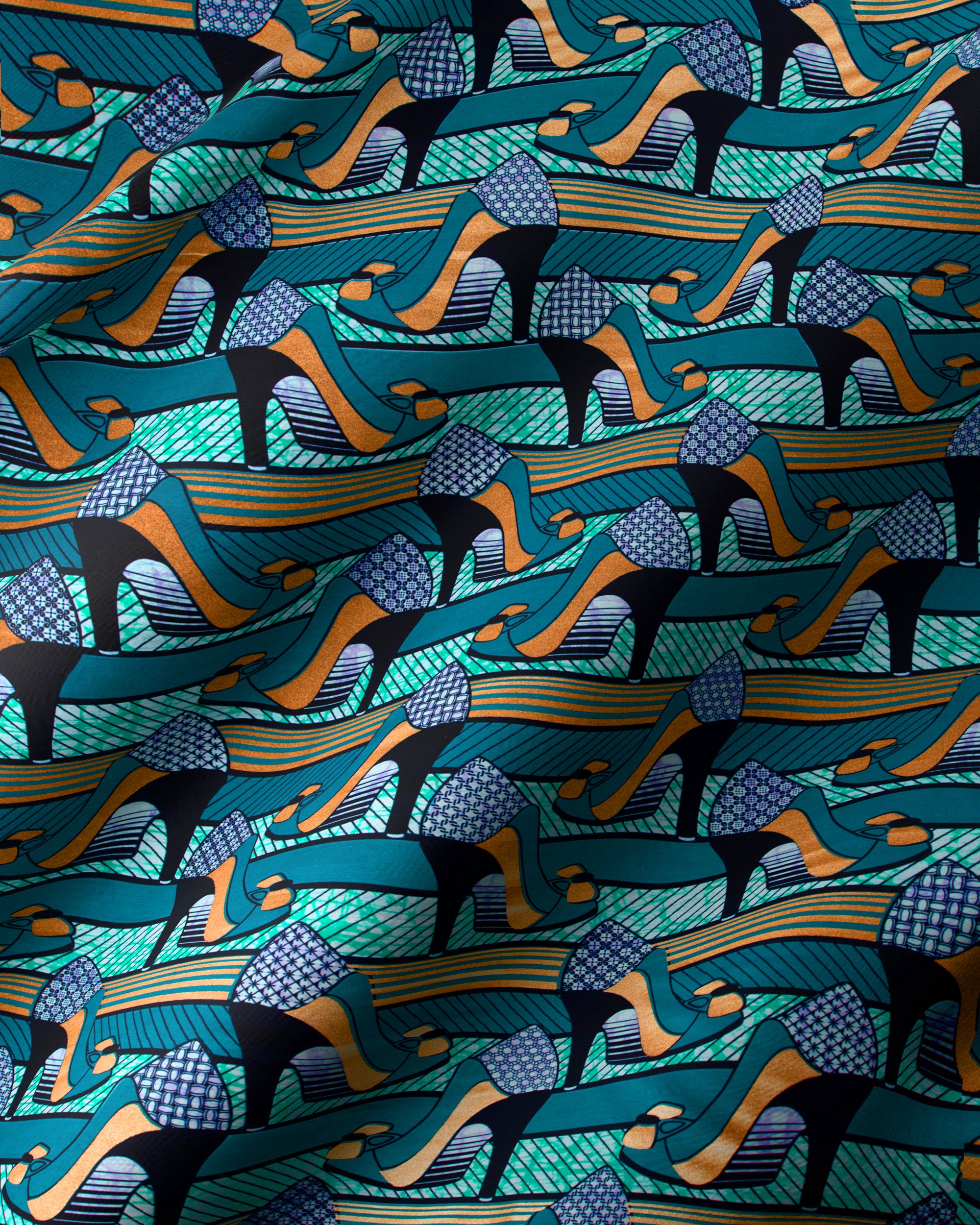 Authentic Vlisco Wax Hollandais & Super-Wax Premium Fabric Dubai Wholesale