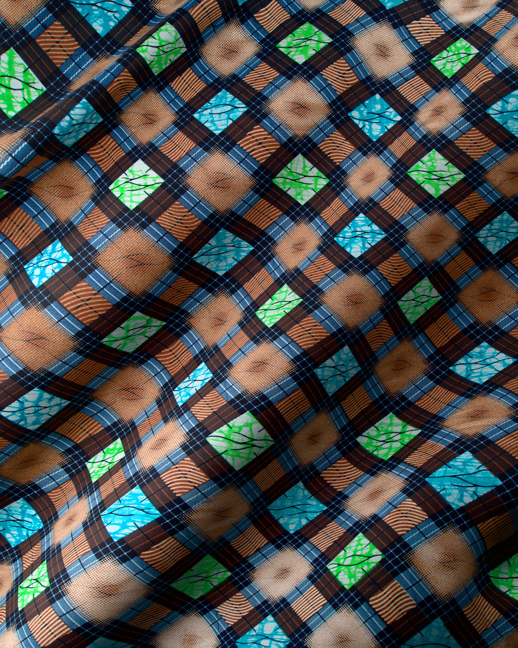 Authentic Vlisco Wax Hollandais & Super-Wax Premium Fabric Dubai Wholesale