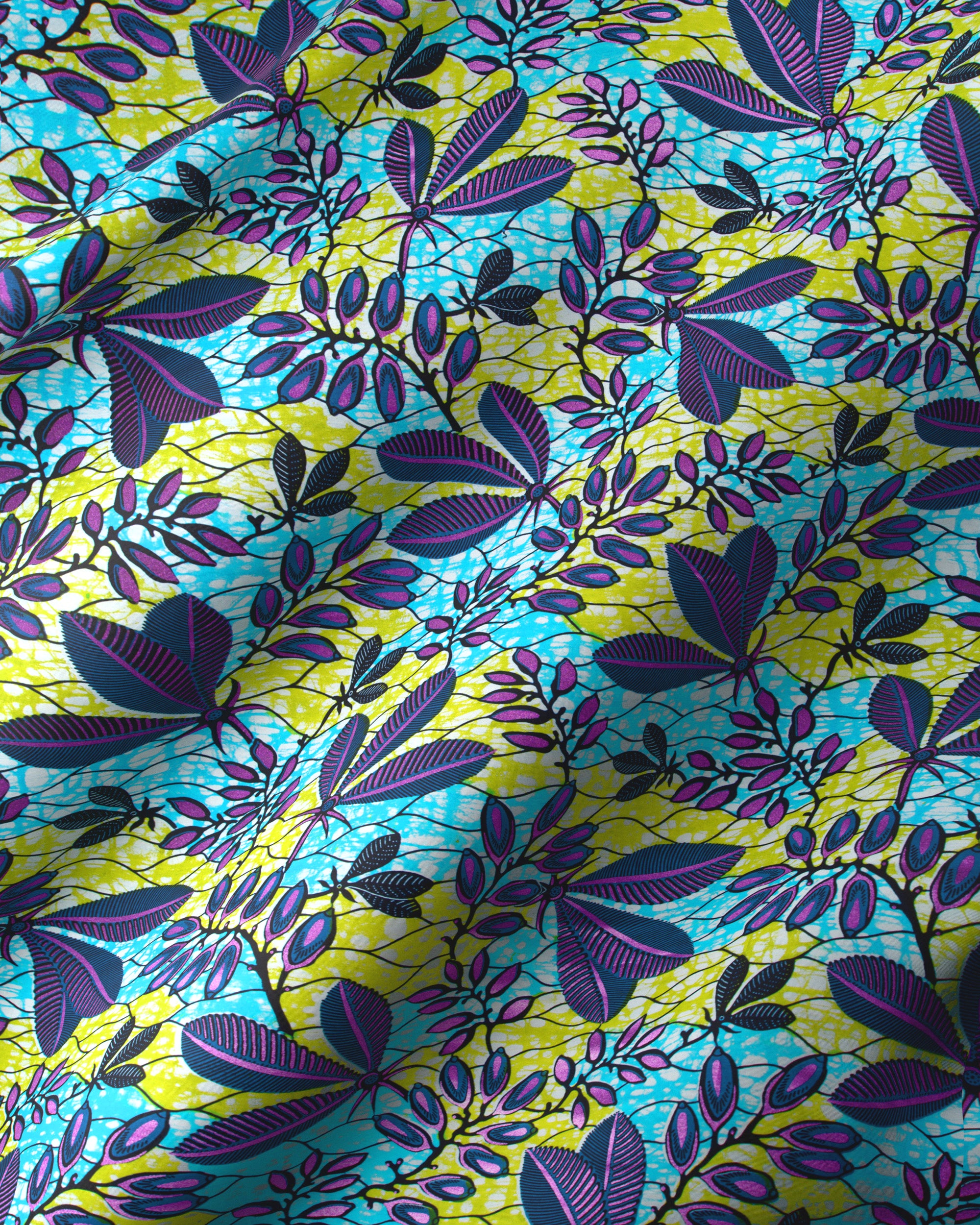 Authentic Vlisco Wax Hollandais & Super-Wax Premium Fabric Dubai Wholesale