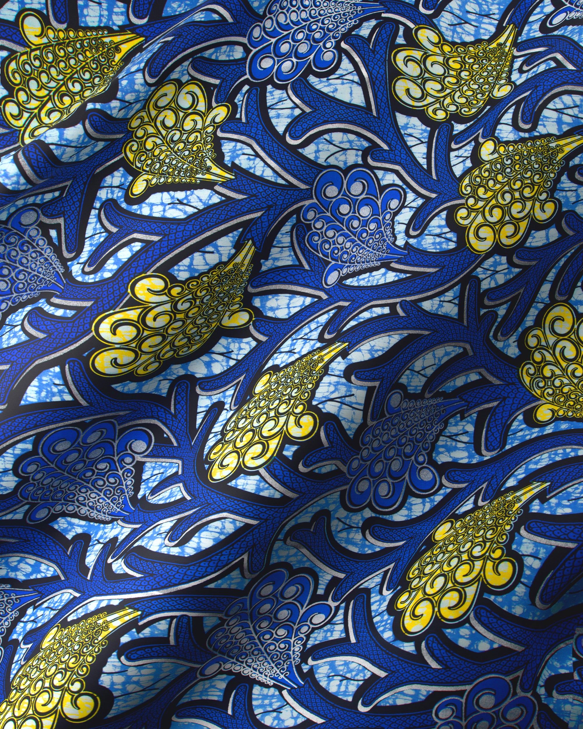 Authentic Vlisco Wax Hollandais & Super-Wax Premium Fabric Dubai Wholesale